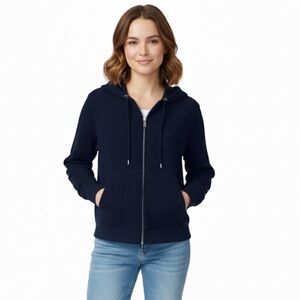 Ralph Lauren Dark Blue Zip Up Sweater Size: Medium